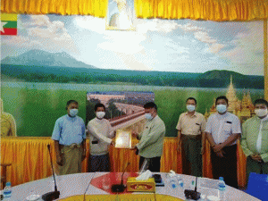 Donation to Covid-19 Prevention and Control Committee(Pakokku)